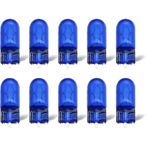 194 Nature Amber Light Bulb 10 Pack,194NA Automotive Brake Light Turn 194NA Miniature Bulb Mini Bulb Taillight Turn Signal Light,Replacement for Cars,Trucks,SUVs