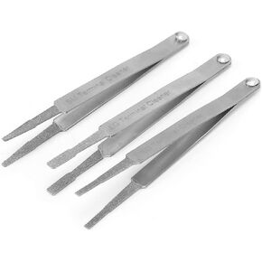 3Pcs Diamond Grip Terminal Cleaner Set, Electrical Terminal Cleaner for Small Electrical Spade Pin Connector