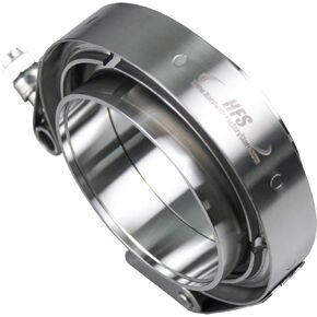 HFS(R) V-Band Clamp Stainless Steel 304 with Flange Male Female Quick Release for Exhaust System (1.75 IN)