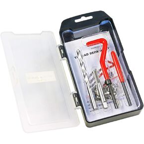 طقم إصلاح الخيط، M7 × 1.0 مم طقم أدوات إصلاح الخيط المتري المتوافق مع مجموعة الأدوات اليدوية لإصلاح السيارات (M7-1.0) in Kuwait
