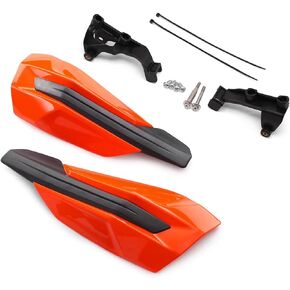 PRO CAKEN Universal Dirt Bike Handguards Motorcycle Hand Guards Plastic Bracket for SX SXF EXCF XCW XCF XC 50 60 85 125 150 250 350 450 500 2017-2021 - Orange