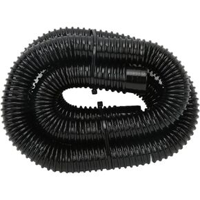 Boat Pump Hose Marine Bilge Pump Installation Kit with Hose Clamps Thru Hull Fitting for Boats Yachts RVs (Black 1 1/8in)
