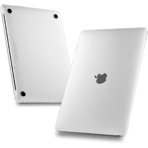 MEEgoodo for MacBook Air 13 inch Case 2021 2020 2019 2018 Release, Matte Clear Cover Fit Model A2337 M1 A2179 A1932,Soft Plastic Laptop Hard Shell Case with TPU Keyboard&Webcam Cover&OTG Adapter,Clear