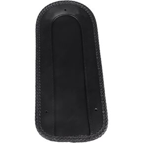 Smooth Rear Fender Bib Black Vinyl Leather Compatible with 2006-2017 Harley Softail Heritage Springer Classic EFI FLSTSCI