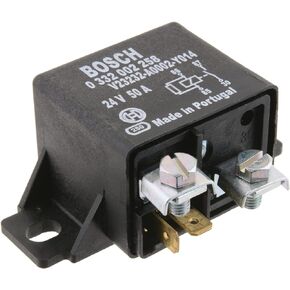 BOSCH 0332002258 مرحل طاقة مفتوح عادي - دبابيس، 24 فولت، 50 أمبير - فردي