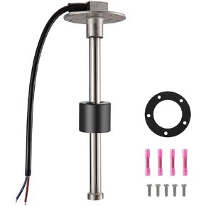 Fuel Sender Unit Boat Fuel Tank Sending Unit Fuel Water Level Sensor Stainless Steel Fuel Sender for Boat Car Truck RV (240-33 ohms, 9"(230mm))