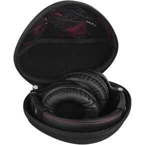 Hermitshell Hard Travel Case for OneOdio A70 / OneOdio Wired Over Ear Headphones Studio Monitor & Mixing DJ Stereo Headsets (Black+Red) in Saudi Arabia