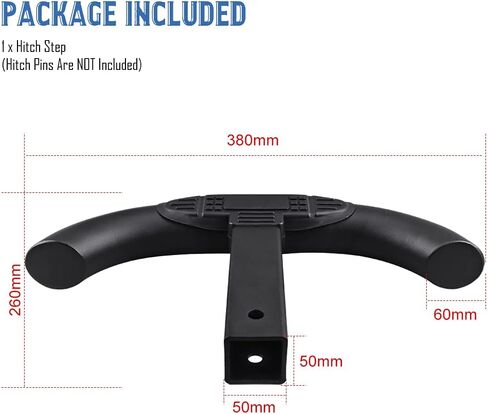 خطوة وصلة، لمستقبل وصلة 2 بوصة، واقي ممتص الصدمات للقضيب الخلفي، خطوة وصلة ربط لشاحنة بيك اب SUV in Kuwait