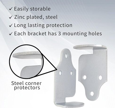 8 قطعة هيئة فائدة مقطورة رف الزاوية موصل لوحة الخشب بوابة الجانب مزلاج بين قوسين يجعل 4 زوايا in Kuwait