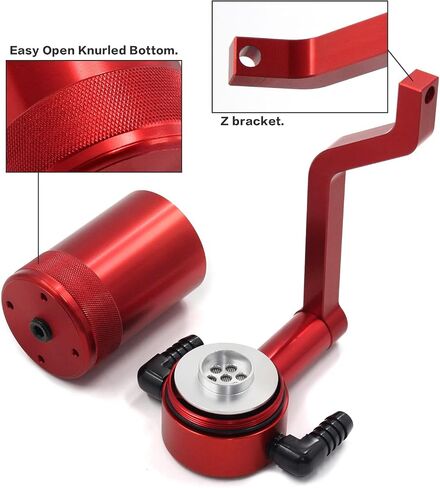 Catch Can New HEMI Technology Z-Bracket fit for Scat Pack & Shaker 11-21 (Black) in Saudi Arabia