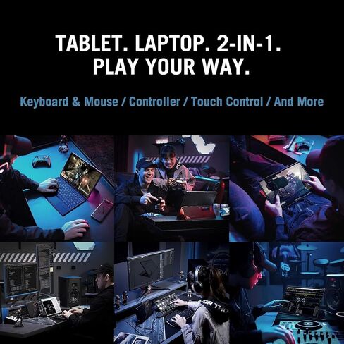 ASUS ROG Flow Z13 Gaming Laptop Tablet, 13.4 FHD 120Hz Touch Display, 12th Gen Intel 12-Cores i5-12500H, 16GB DDR5, 512GB PCIe SSD, RGB Detachable Keyboard, WiFi 6E, USB-C, PDG HDMI Cable, Win 11 Pro in Saudi Arabia