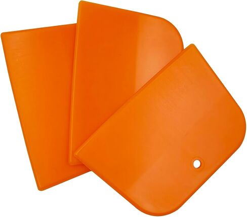 DaKuan Set of 10 Body Filler Spreaders Automotive Body Fillers, 4 Inch Reusable Plastic Spreader for Applying Fillers, Putties, Glazes, Caulks and Paint (Yellow) in Saudi Arabia
