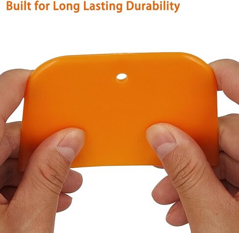 DaKuan Set of 10 Body Filler Spreaders Automotive Body Fillers, 4 Inch Reusable Plastic Spreader for Applying Fillers, Putties, Glazes, Caulks and Paint (Yellow) in Saudi Arabia