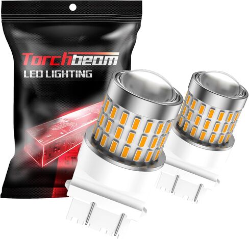 Torchbeam 7443 7440 LED Bulbs Red Brake Lights Super Bright, 3000LM 300% Brighter, 7441 7444 T20 LED Lights Replacement with Projector for Tail Parking Lights, CANBUS Free in Saudi Arabia