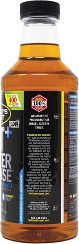 Hot Shot's Secret EDT+ Winter Defense - ضغط 16 أونصة، معزز الوقود المضاد للهلام 7 في 1 - معالجة وقود الديزل الشتوي - يعزز السيتان - يضيف التشحيم - يحمي نظام الوقود in Saudi Arabia