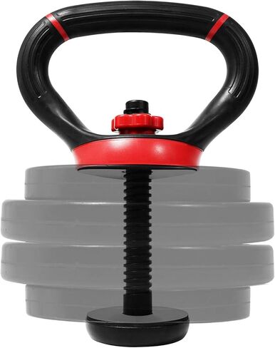 Yes4All قابل للتعديل Kettlebell لألواح الوزن، مجموعة أوزان تمرين Kettlebell، محول الدمبل للتمرين في صالة الألعاب الرياضية المنزلية in Kuwait