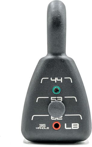 PowerBlock Adjustable Heavy Kettlebell – 35-62 lb. Weight Set, Durable Long Lasting Build, Innovative Workout Equipment, Adjustable Weights for Home & Commercial Gyms, Adjustable Kettlebell Weights in Kuwait