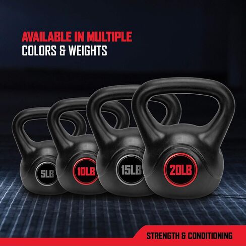 RBX Cement Kettlebell with Shock-Proof Plastic Coating for CrossFit Training in Saudi Arabia