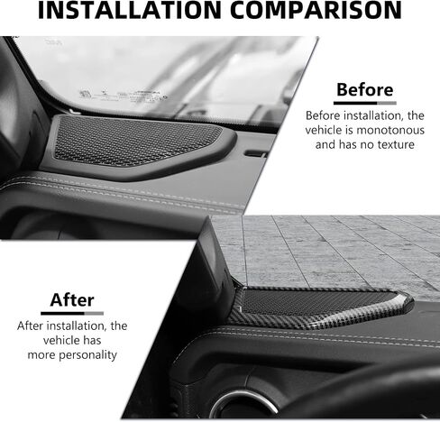 for JL 4PCS A Pillar Speaker Cover Roof Speaker Audio Trim Compatible with 2018-2023 Jeep Wrangler JL JLU & Gladiator JT, White in Saudi Arabia