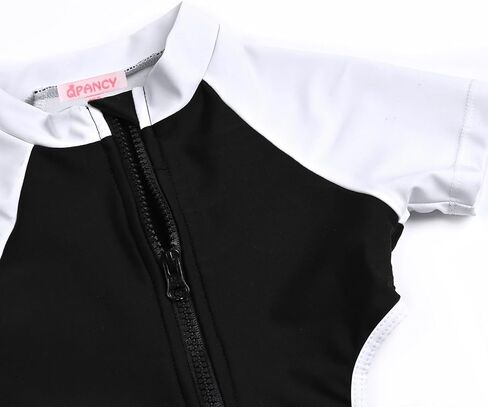 ملابس سباحة للفتيات من قطعة واحدة من QPANCY، ملابس سباحة ذات مقاس نحيف، ملابس سباحة رياضية للشاطئ، بدلة استحمام مقصوصة in Kuwait