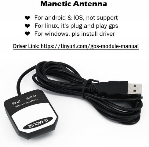 VK-162 G-Mouse USB GPS Dongle M8030 Chip 72 Channel Navigation Module External GPS Antenna Remote Mount USB GPS Receiver with Flash for Raspberry Pi Support Google Earth Window Linux in Saudi Arabia