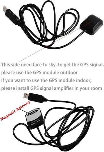 VK-162 G-Mouse USB GPS Dongle M8030 Chip 72 Channel Navigation Module External GPS Antenna Remote Mount USB GPS Receiver with Flash for Raspberry Pi Support Google Earth Window Linux in Saudi Arabia