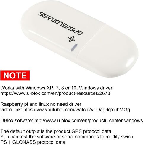 2 قطعة VK-172 G-Mouse USB GPS دونغل Glonass VK172 GMouse استقبال USB وحدة الملاحة لنظام التشغيل Windows 10/8/7/vista/XP إلخ in Saudi Arabia