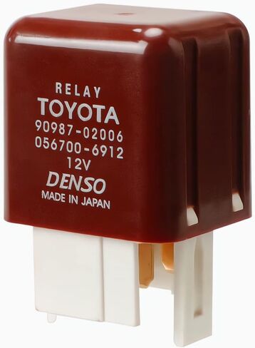 90987-02006 056700-6912 مرحل المصباح 12 فولت 4 دبوس مرحل متعدد الأغراض مناسب لتويوتا لكزس كورولا RAV4 كامري هايلاندر in Kuwait