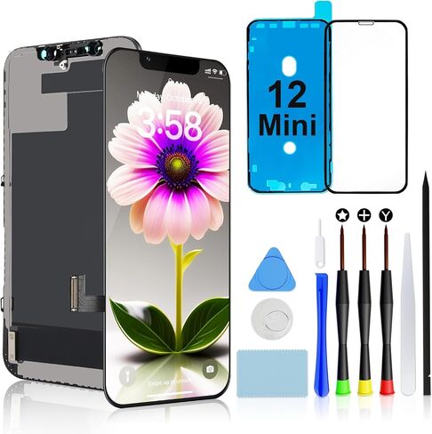 Brinonac Screen Replacement for iPhone 6s Plus 5.5 inch LCD Digitizer Touch Screen LCD Replacement Screen Frame Assembly Full Set with Tools and Screen Protector (Black) in Saudi Arabia
