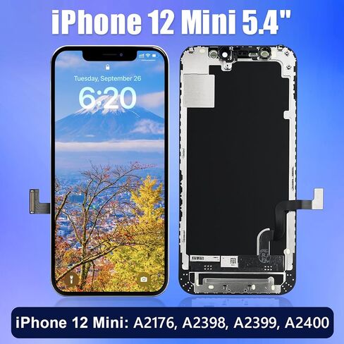 Brinonac Screen Replacement for iPhone 6s Plus 5.5 inch LCD Digitizer Touch Screen LCD Replacement Screen Frame Assembly Full Set with Tools and Screen Protector (Black) in Saudi Arabia