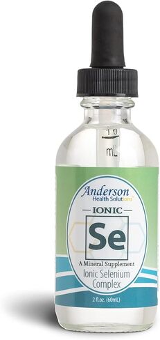 مركب السيلينيوم الأيوني من أندرسون، قطرات مكملات السيلينيوم السائلة، تدعم الغدة الدرقية والجهاز المناعي، مضادات الأكسدة، قطرات معدنية أيونية، تحارب الجذور الحرة، 40 حصة، 2 أونصة سائلة in Kuwait