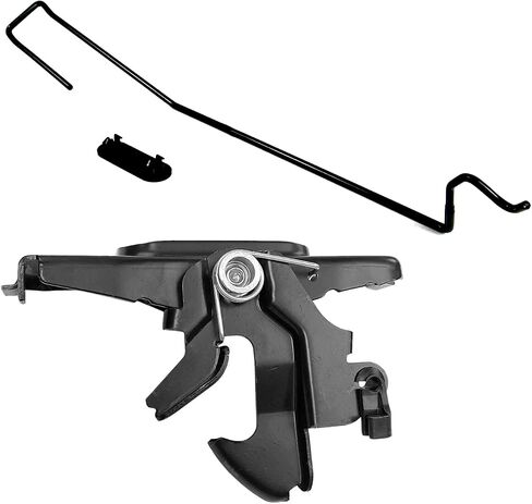 Hood Latch Striker Hood Safety Latch Rod Release Handle and Retainer Clip Set Compatible with Dodge Ram 1500 2500 3500 2002 2003 2004 2005 2006 2007 2008 2009 in Saudi Arabia