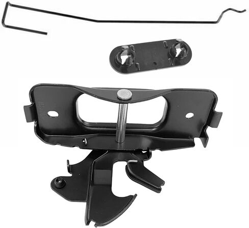Hood Latch Striker Hood Safety Latch Rod Release Handle and Retainer Clip Set Compatible with Dodge Ram 1500 2500 3500 2002 2003 2004 2005 2006 2007 2008 2009 in Saudi Arabia