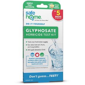 Safe Home® DIY Glyphosate Test Kit – Test for Toxic Herbicide (Glyphosate) in Water, Soil, Fruits, Vegetables, and More – 5 Minute Test – Detection to 200 PPB