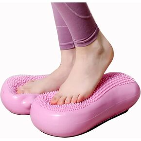 Inflatable Stepper, Balance Training Mat for Exercise Fitness Yoga Training, Stair Stepper Household, Multi Function Balance Stepper for Gym Office Home, Foot Balance Pedal, Air Stepper.