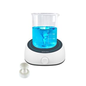 Lab Magnetic Stirrer Magnetic Mixer Stir Plate Max 2000 PRM 3000ml with Stir Bar & Magnet Recycler for Laboratory and Homebrew，110V-240V