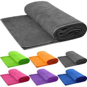 10 Pcs Yoga Towel Non Slip Hot Yoga Mat Towel Bulk Mat Sized 27" x 72" Microfiber Anti Slip Absorbent Multicolor Yoga Towel Wicking Pilates Towels for Women Men Hot Yoga Pilates (Classic)