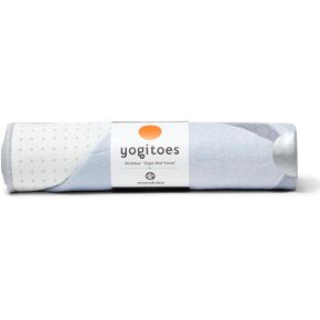 Yogitoes Yoga Mat Towel - Lightweight, Quick Drying Microfiber, Non Slip Skidless Technology, Use in Hot Yoga, Vinyasa and Power, 71 Inch (180cm), Diamond Invincible