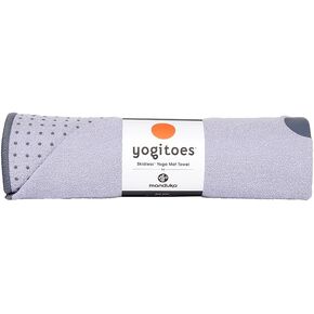 Yogitoes Yoga Mat Towel - Lightweight, Quick Drying Microfiber, Non Slip Skidless Technology, Use in Hot Yoga, Vinyasa and Power, 71 Inch (180cm), Lavender