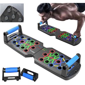 Push Up Board, Portable Multi-Function fitness Push-Up Board, Detachable and Portable with Non Slip Pushup Handles for floor, Push up board for Men and Women