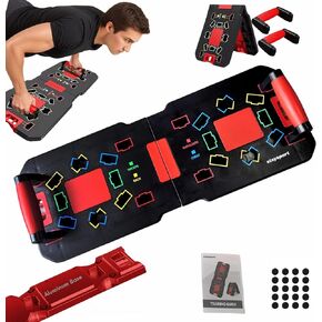 "Multifunctional Push Up Board - Portable, Foldable, Heavy Duty Home Gym Equipment - Strength Training for Men & Women - Perfect for Exercise, Fitness & Gifts - Durable Push Up Board for Home & Professional Workouts"