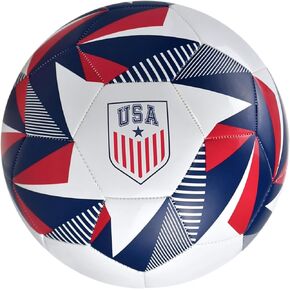 USA Soccer Ball. Custom USA Soccer Ball Size 5. Youth Soccerball. Adult Soccerball. Size 5, PVC Cover, All Surface, Training and Match Ball