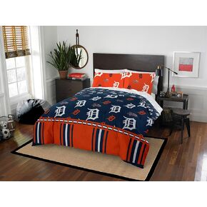 The Northwest Company MLB Detroit Tigers Queen Bed in a Bag Complete Bedding Set #729386647