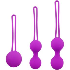Kegel Balls for Female – 3 Set Kegel Exercise Weights Exercise Kit - Purple