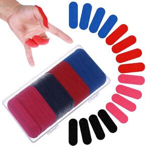 120 PCS Bowling Thumb Tape, Bowling Tape 4 Colors Bowling Finger Tape Elastic Bowling Tape Thumb for Bowlers, Bowler Protective Tape with Portable Box, Bowling Accessories for Men Women Thumb Hole