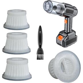 Vacuum Filter Replacement for MBNGF Car Vacuum Cordless, Model X9 ULTRA, Handheld Car Vacuum Filters for MBNGF Mini Vacuum, 4 pack Washable Hepa Filters for MBNGF