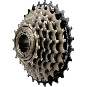 Bike Freewheel 6/7/8 Speeds, 14-28T/ 13-28T Threaded Freewheel Screw On Cycling Replement Part