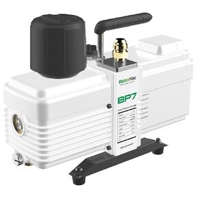BP7 Vacuum Pump -Quiet Freeze Dryer Pump for Evacuation with 4 Microns, Brushless DC Motor Power and 7 CFM Flow Rate - Freeze Dryer Machine Pump with Gas Ballast and Valve - 35.2 Pounds