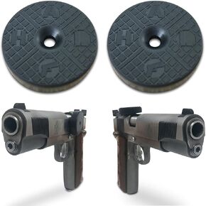 2-Pack | TACTICON Halo Gun Magnet 25 lb Rated | Adhesive Magnets | Car Holster | Bedside Holster | Steering Wheel Holster | Under The Desk Holster | Gun Holsters for Cars | Vehicle Gun Mount Pistol s