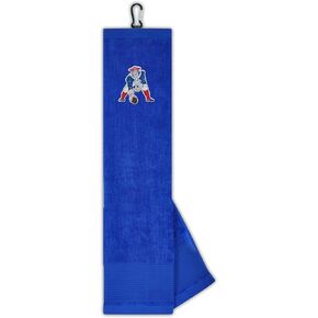 WinCraft Team Effort LE Face/Club Tri-Fold Embroidered Towel NFL New England Patriots